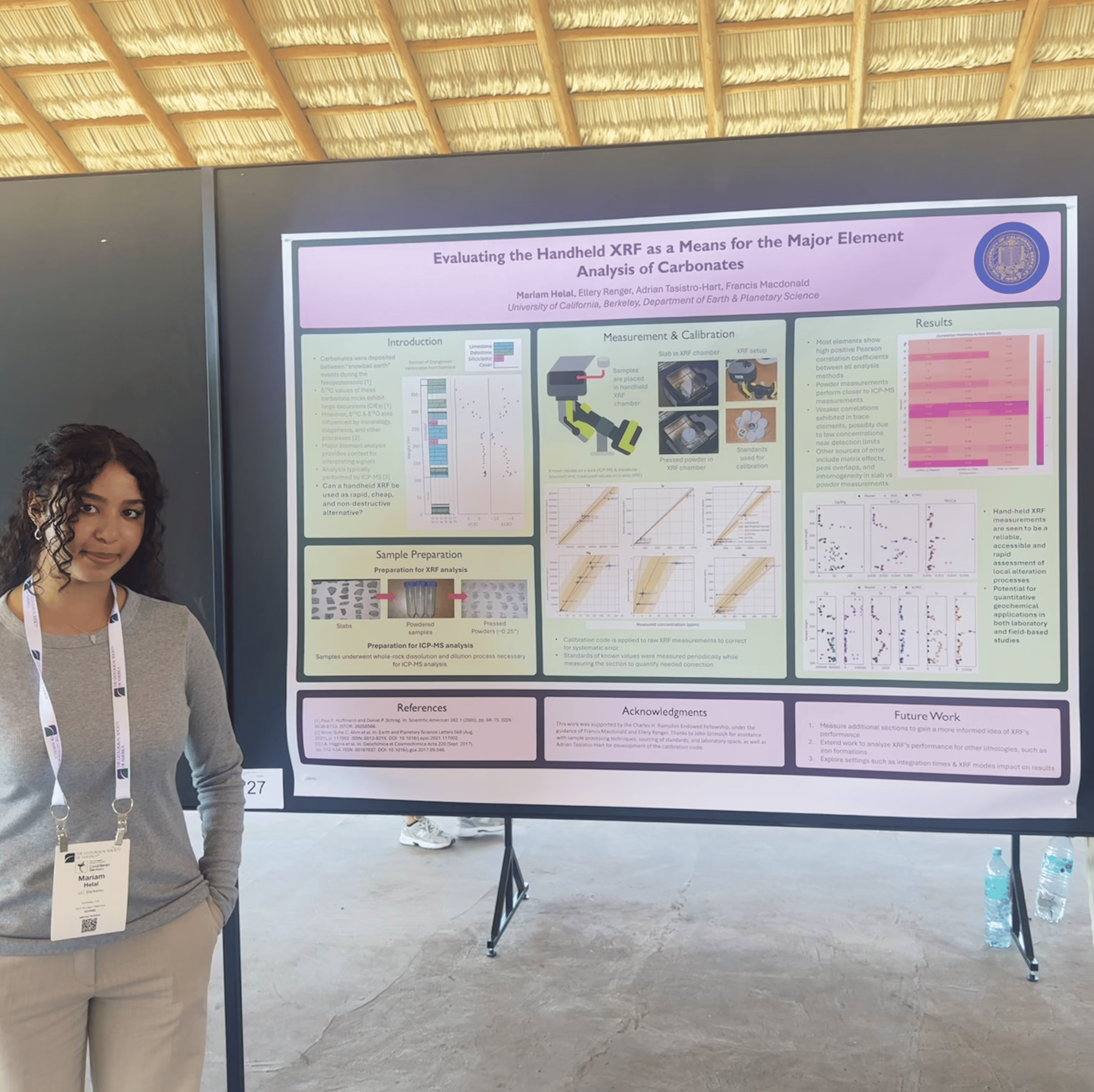 Presenting poster at GSA